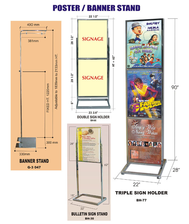Poster & Banner Stand